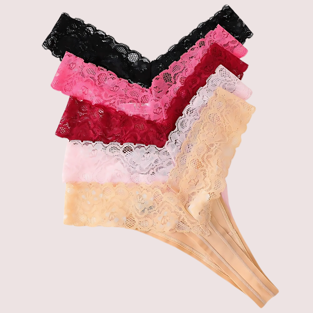 Beautiful Seamless Lace Panties Pack (of 5) - Image 4