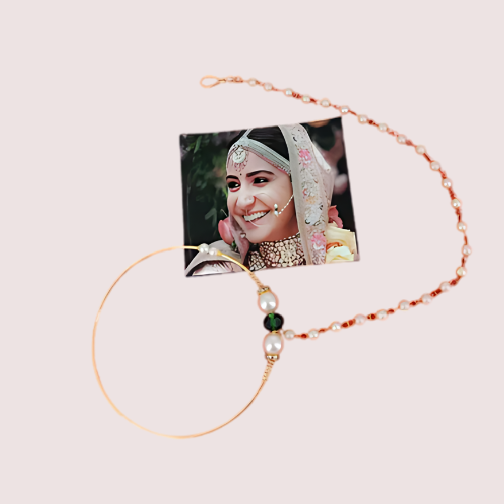 Uttarakhandi Round Nath in Elegant Gold Plating - Image 2