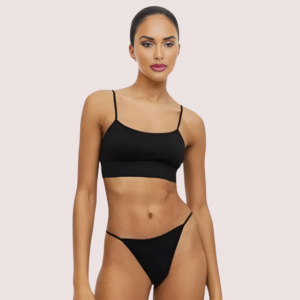 “PowerCurve Sports Bra & Thong Set”