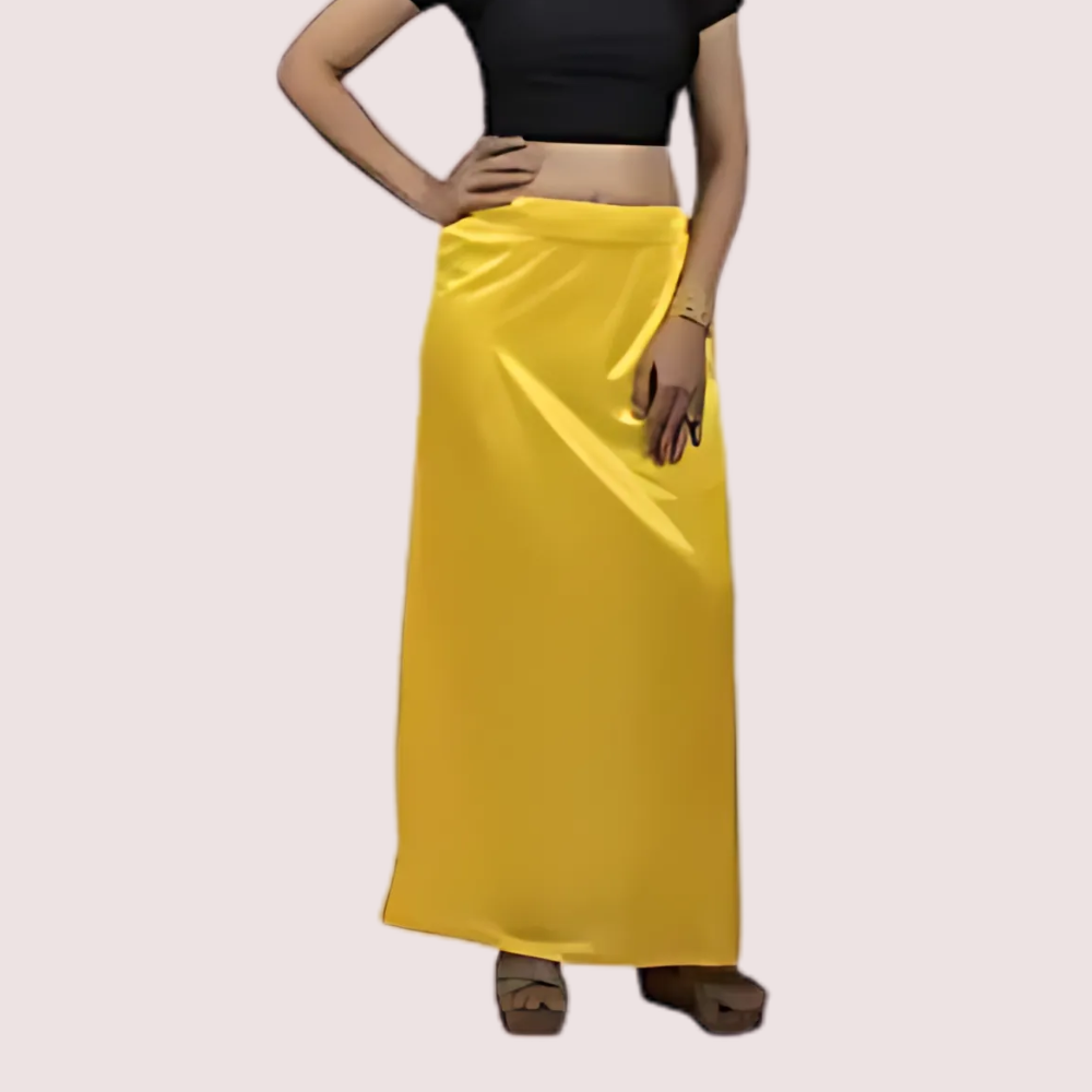 Gleaming silk slip of Saree's shapewear for ladies