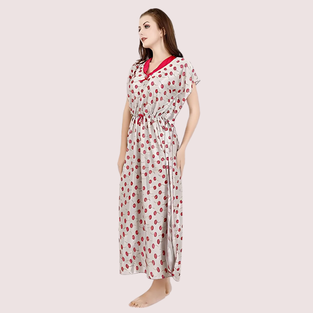 Luxurious Satin Maxi Sleepwear for Women - Image 2