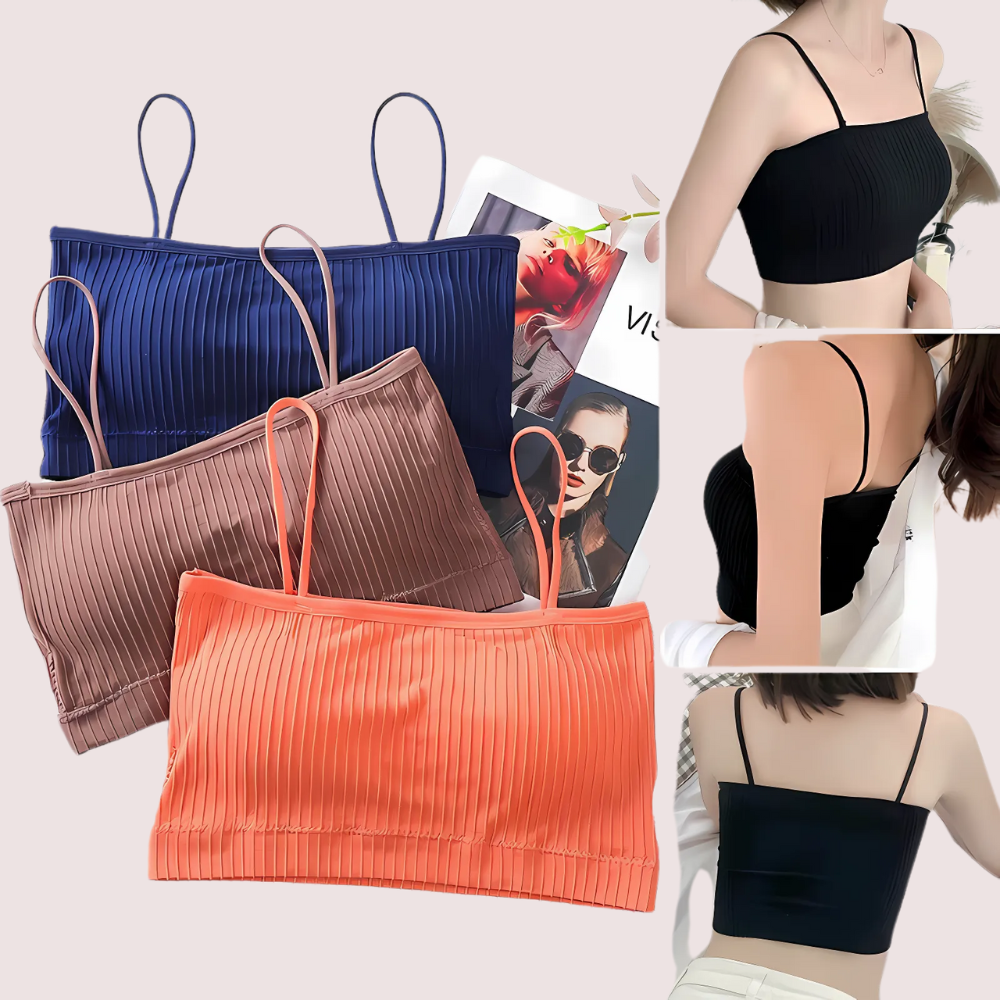 2 Pack Cute & Comfy lightly padded cami bra - Image 3