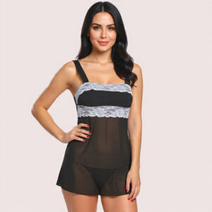 Mesh and Lace Women's Babydoll