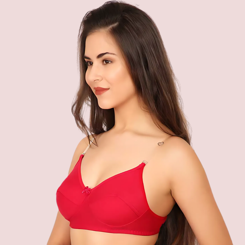 3 Pairs Clear Transparent Back Regular Bras - Image 2