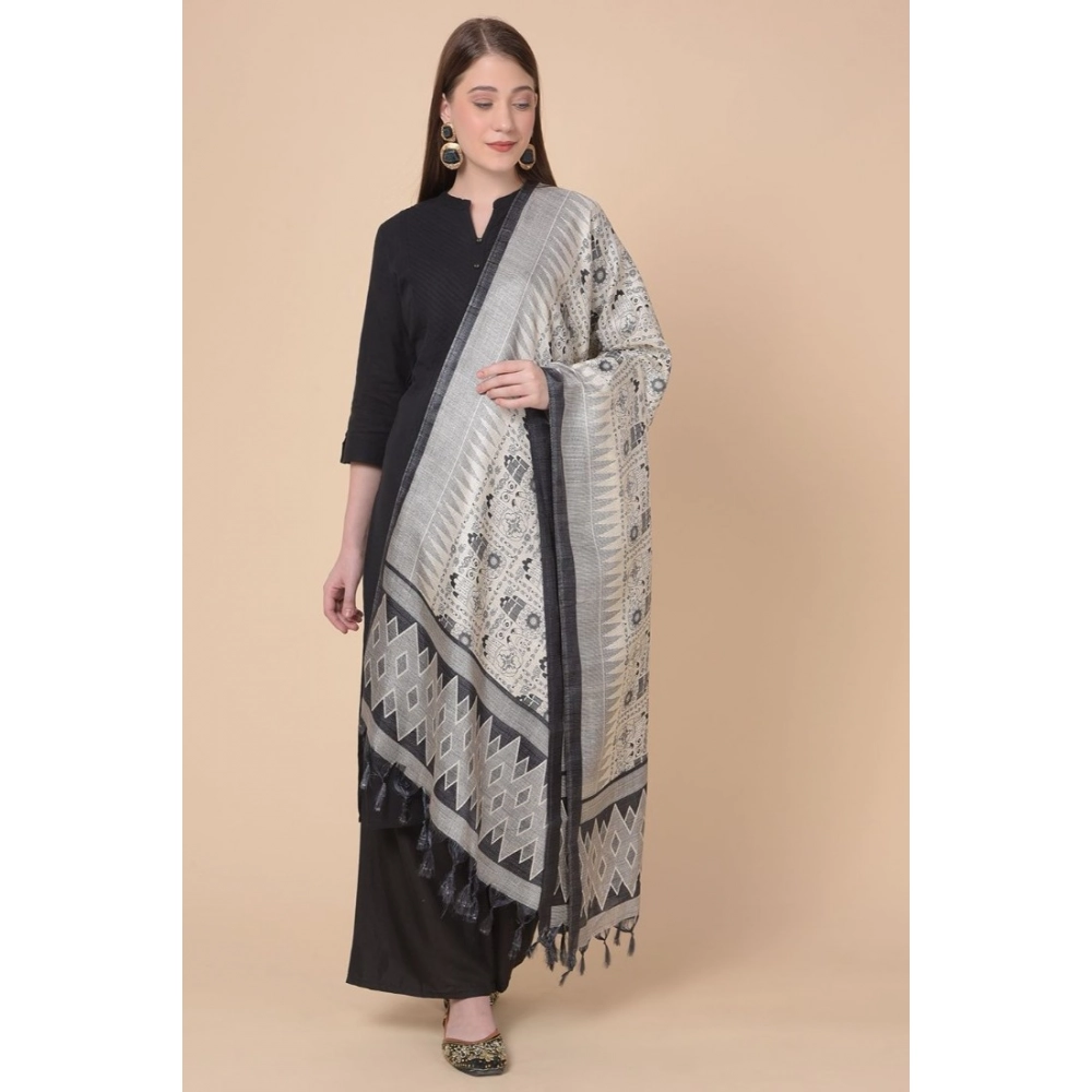 Women's Art Silk Printed Dupatta (Multicolored, Length: 2.25 to 2.50 Mtr) - Image 3