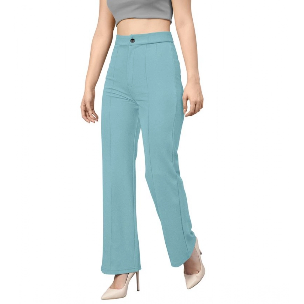 Women's Polyester Cow Pattern Pant (Pista) - Image 2