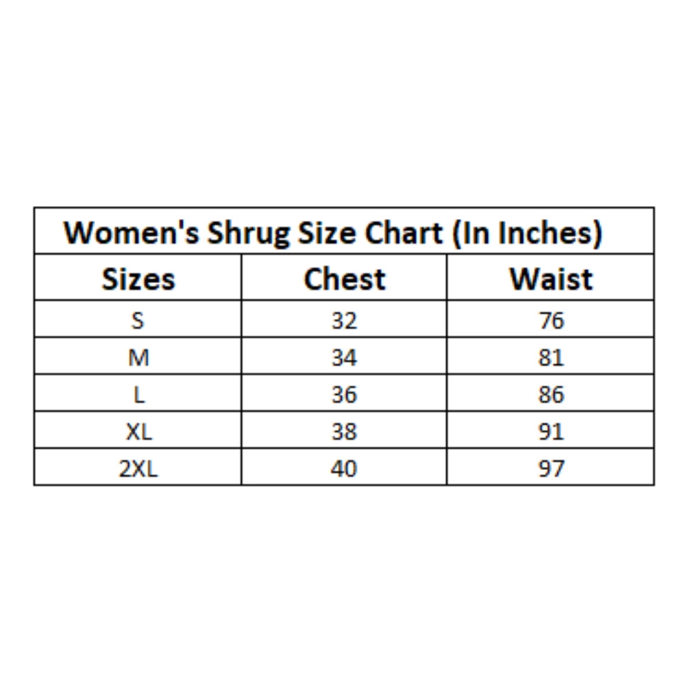Women's Denim Solid 3-4th Sleeves Shrug (Blue) - Image 4